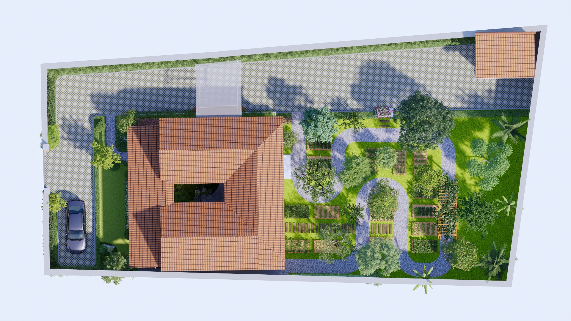 SÂN VƯỜN NHÀ HÓC MÔN