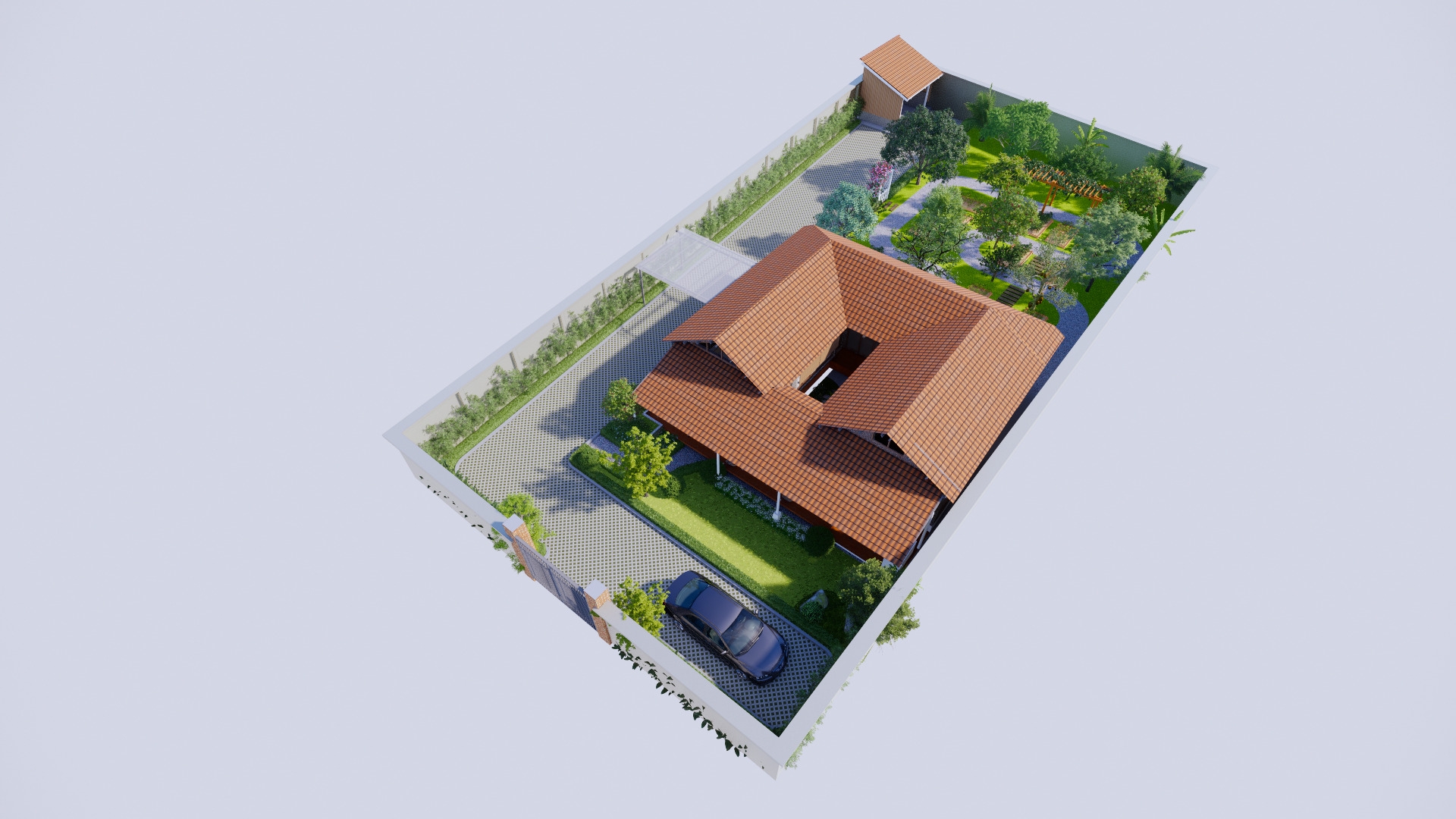 SÂN VƯỜN NHÀ HÓC MÔN