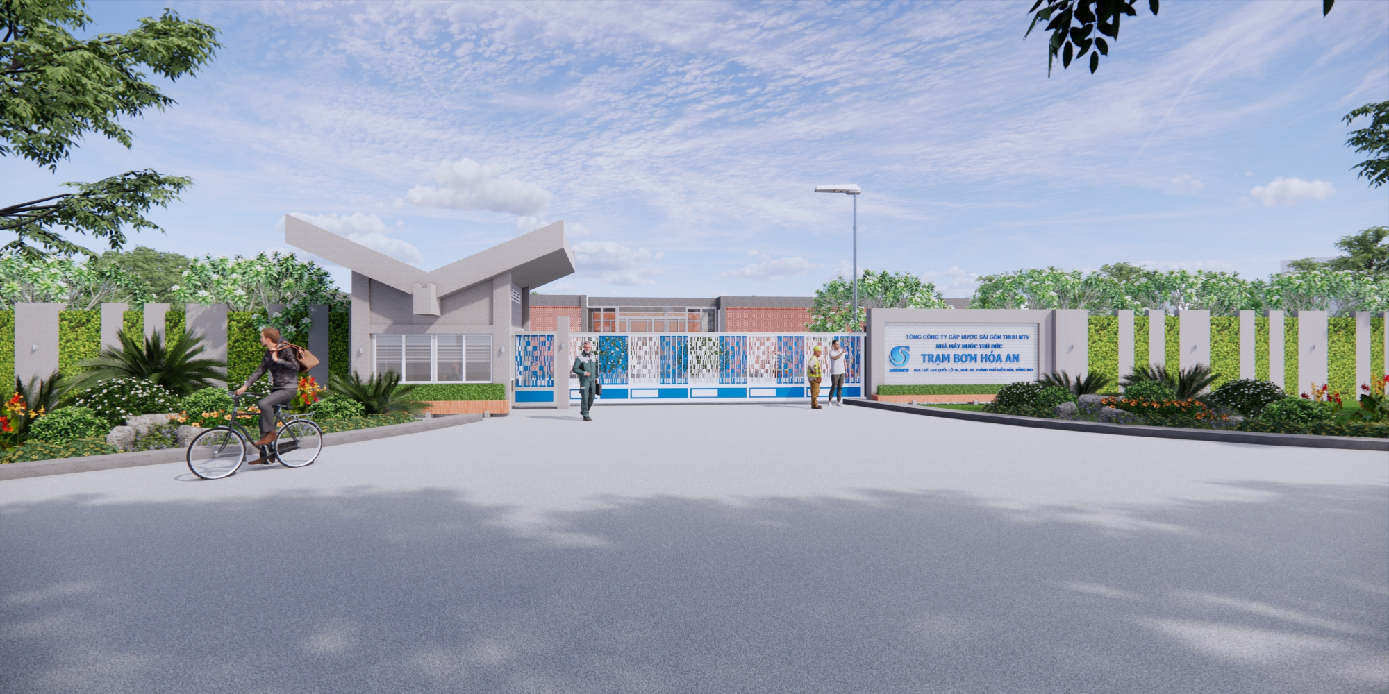 CẢNH QUAN TRẠM BƠM HÓA AN​