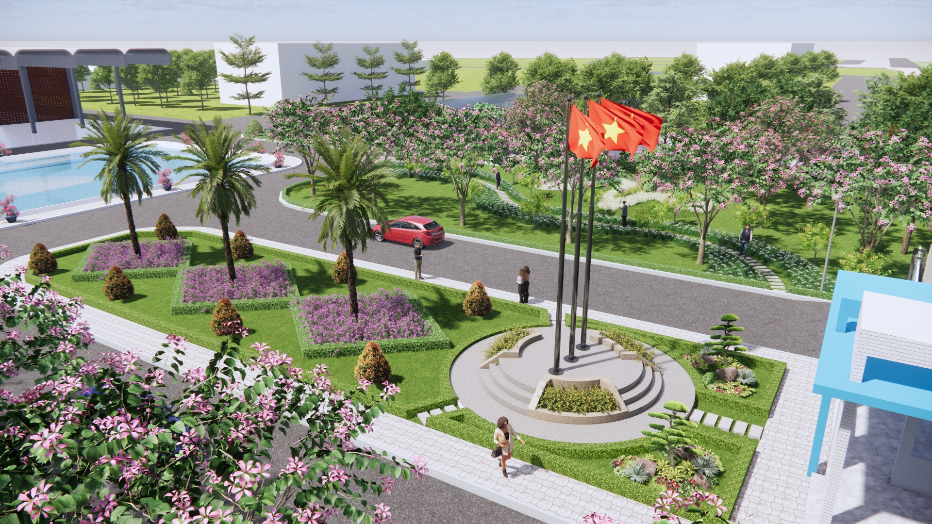 CẢNH QUAN CỔNG SỐ 1 NHÀ MÁY NƯỚC THỦ ĐỨC​