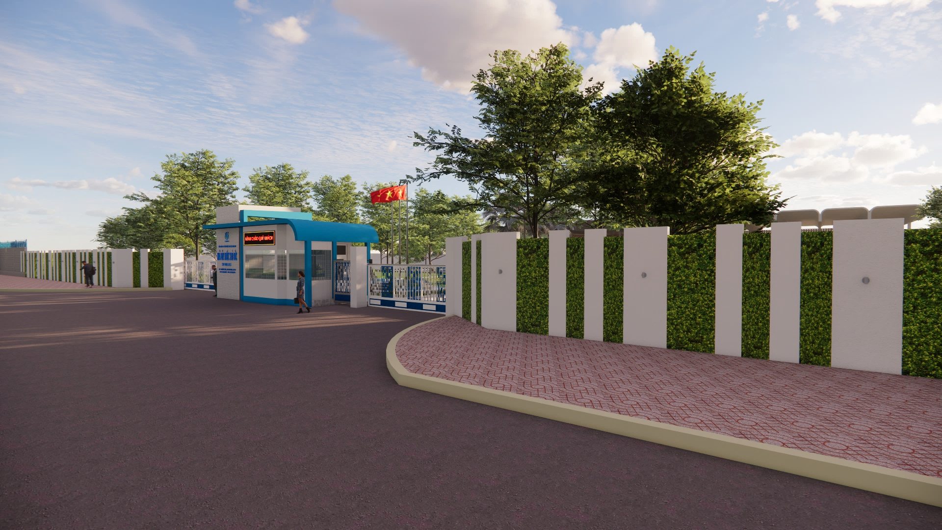 CẢNH QUAN CỔNG SỐ 1 NHÀ MÁY NƯỚC THỦ ĐỨC​