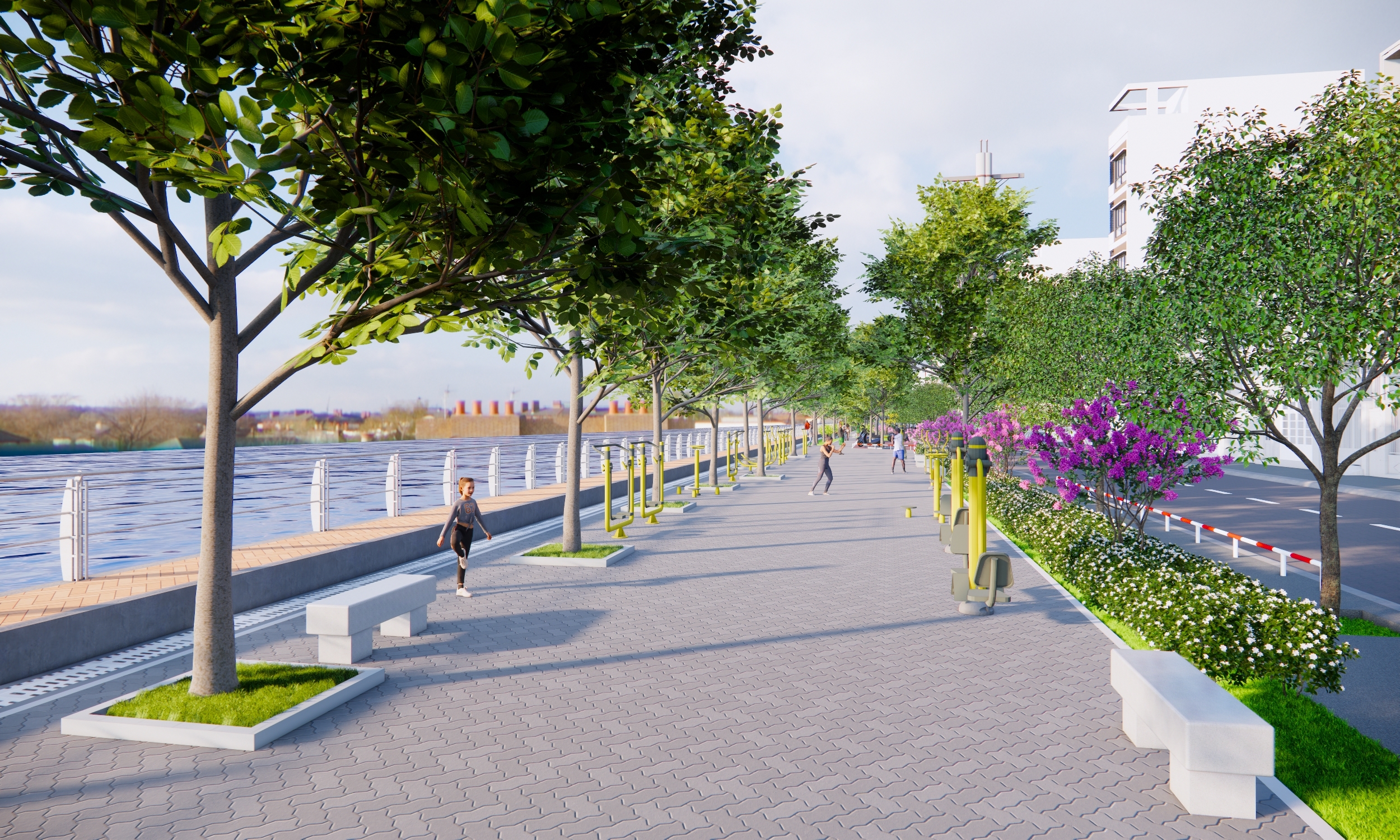 CÔNG VIÊN BỜ KÈ QUẬN 7