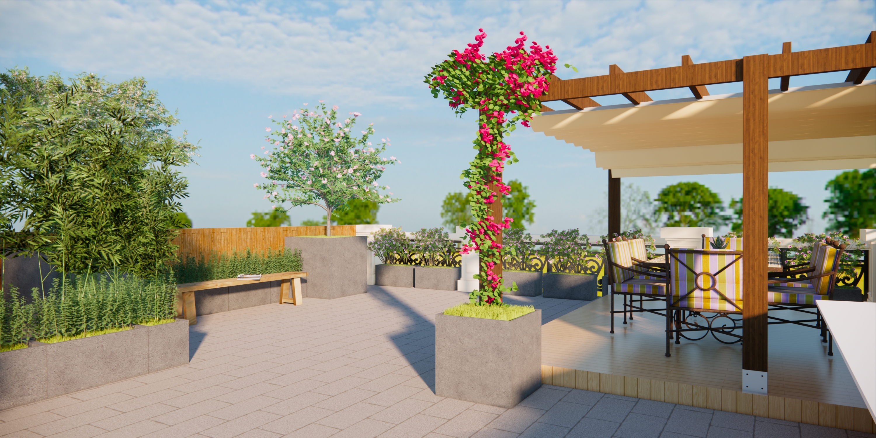 SÂN THƯỢNG NHÀ PHỐ