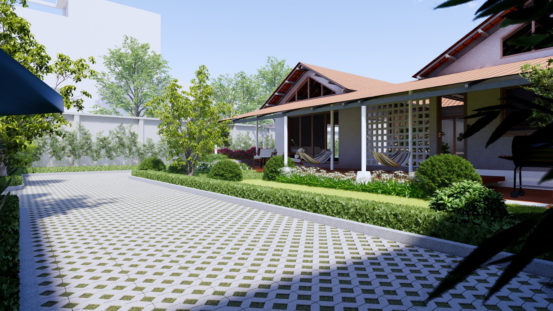 SÂN VƯỜN NHÀ HÓC MÔN