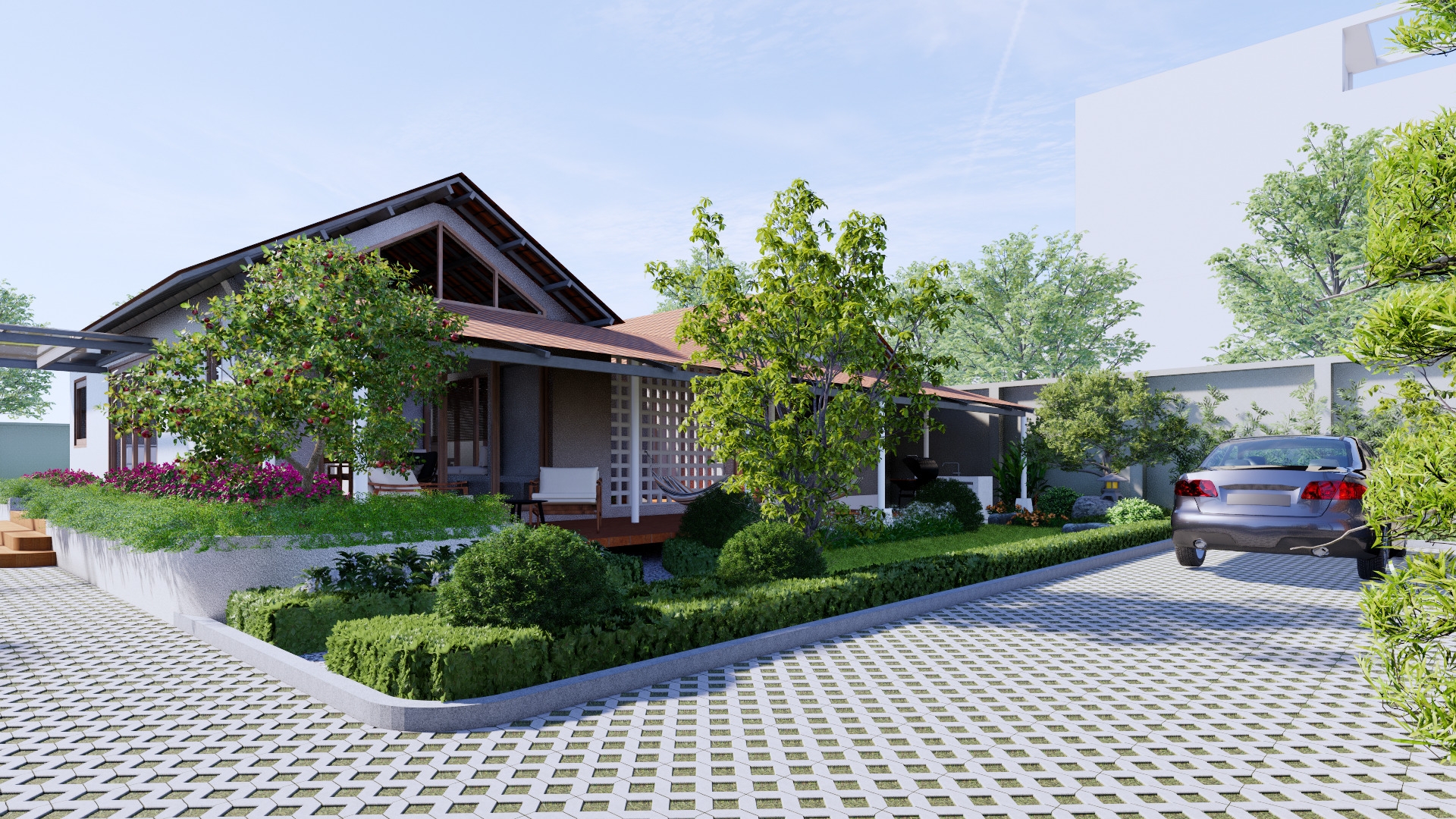 SÂN VƯỜN NHÀ HÓC MÔN