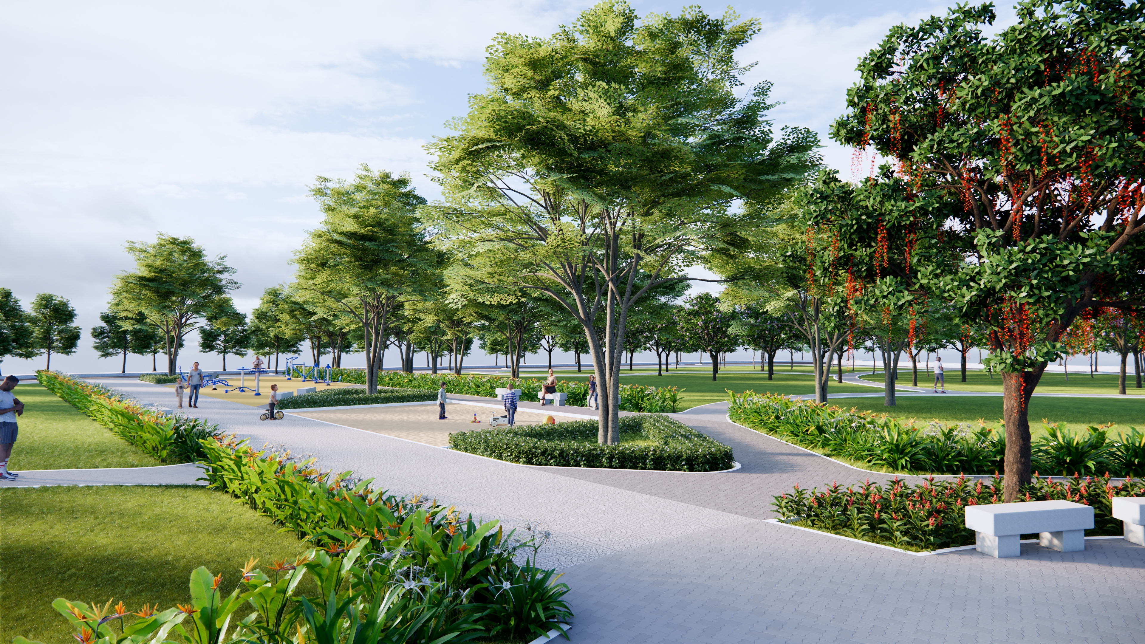 CÔNG VIÊN KHU DÂN CƯ RẠCH CHIẾC