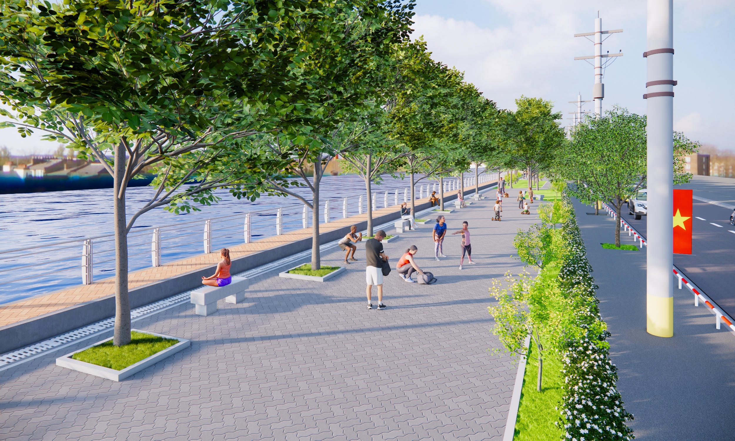 CÔNG VIÊN BỜ KÈ QUẬN 7