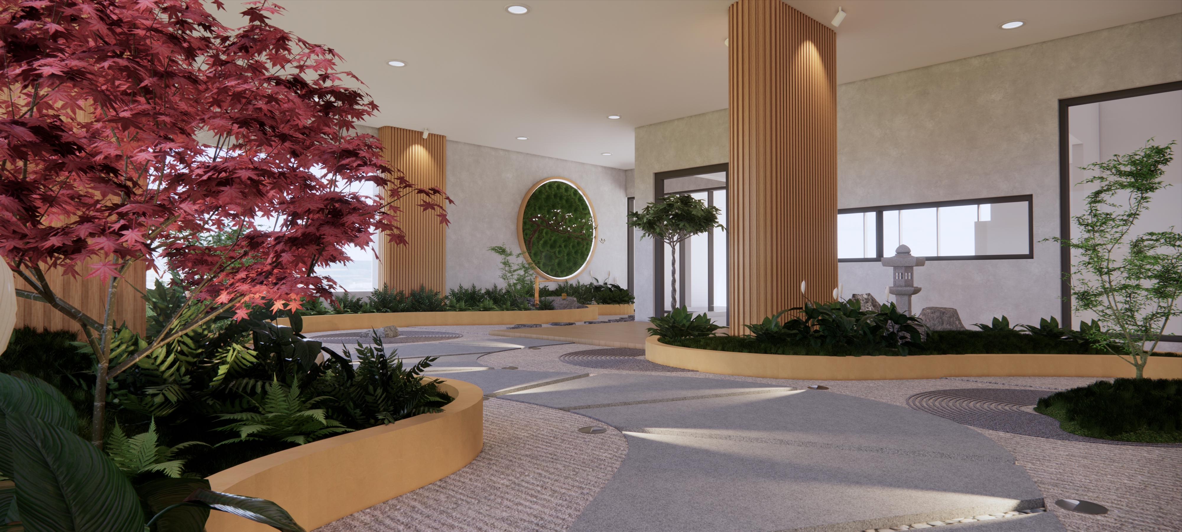 SÂN VƯỜN CĂN HỘ PHONG CÁCH NHẬT