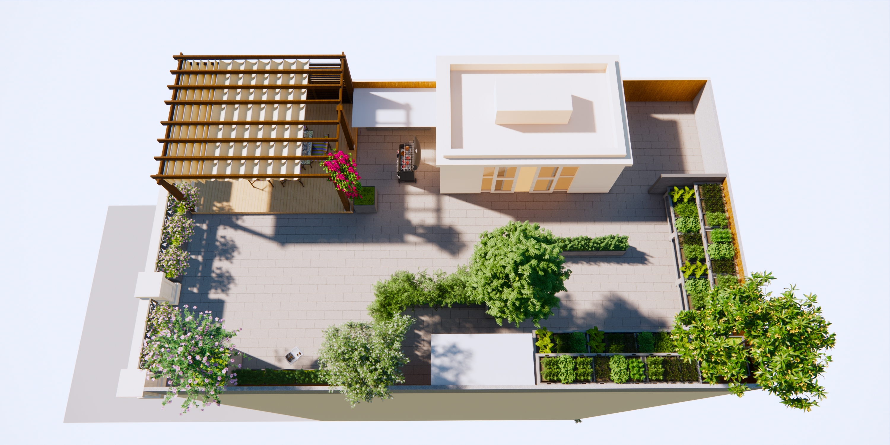 SÂN THƯỢNG NHÀ PHỐ