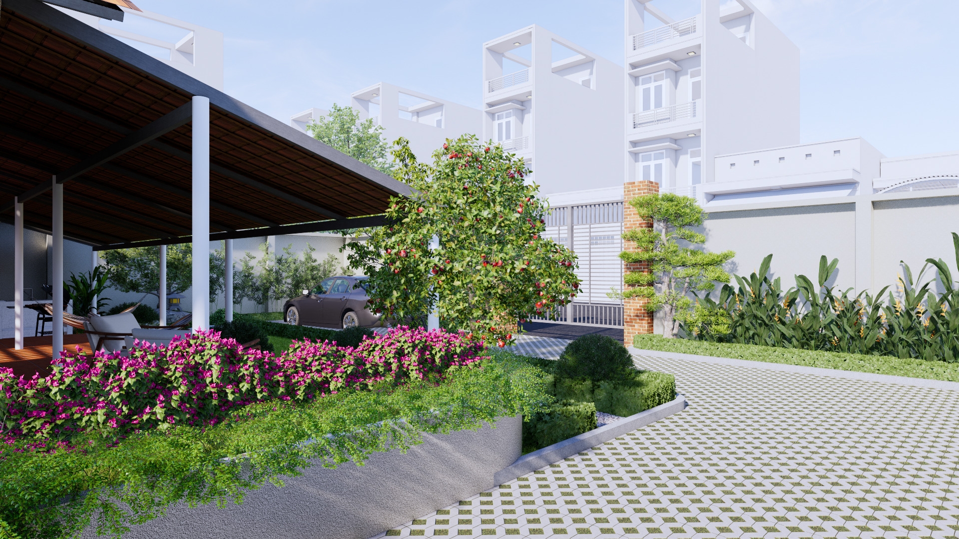 SÂN VƯỜN NHÀ HÓC MÔN