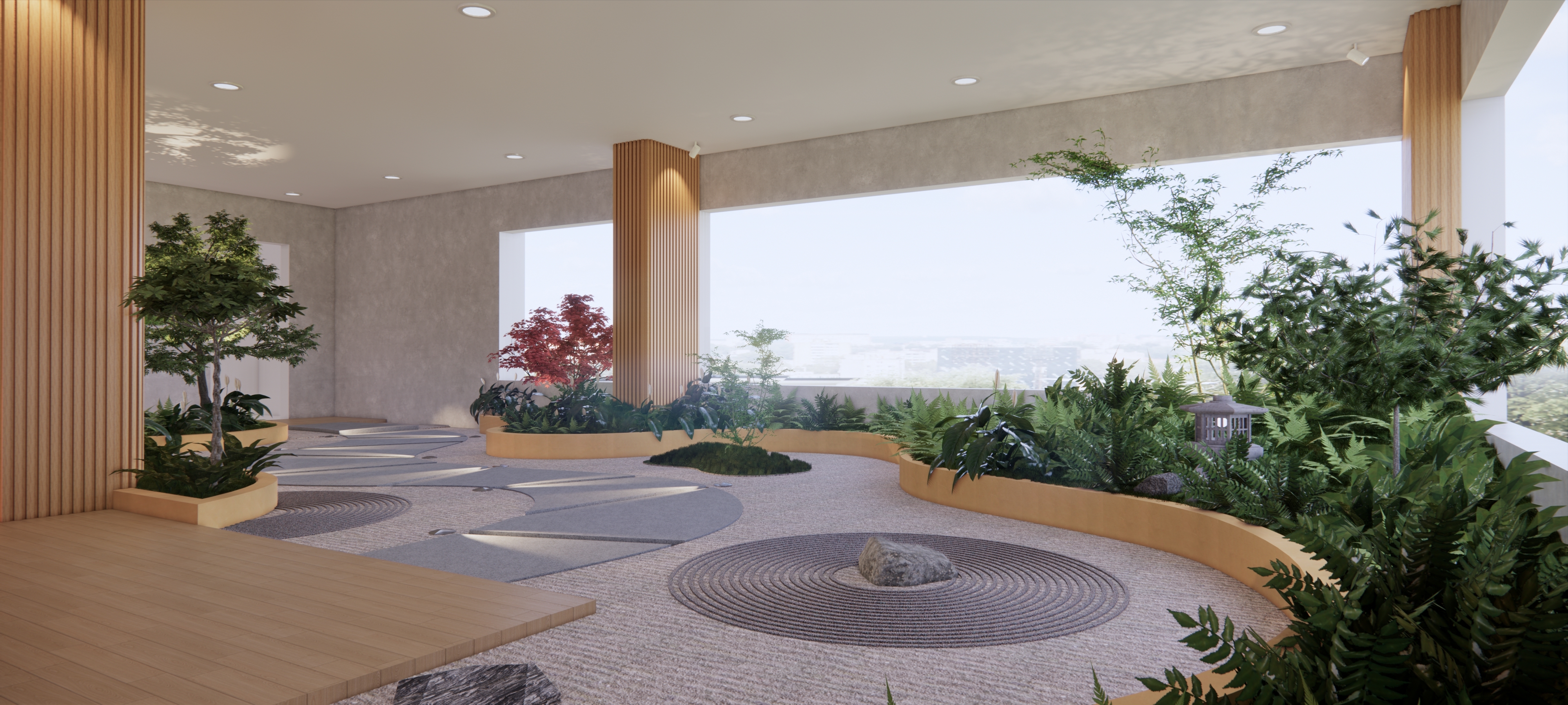 SÂN VƯỜN CĂN HỘ PHONG CÁCH NHẬT