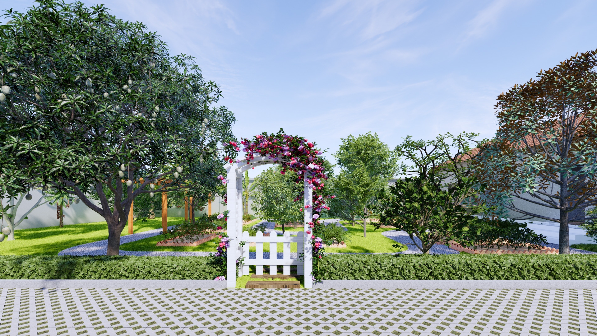 SÂN VƯỜN NHÀ HÓC MÔN