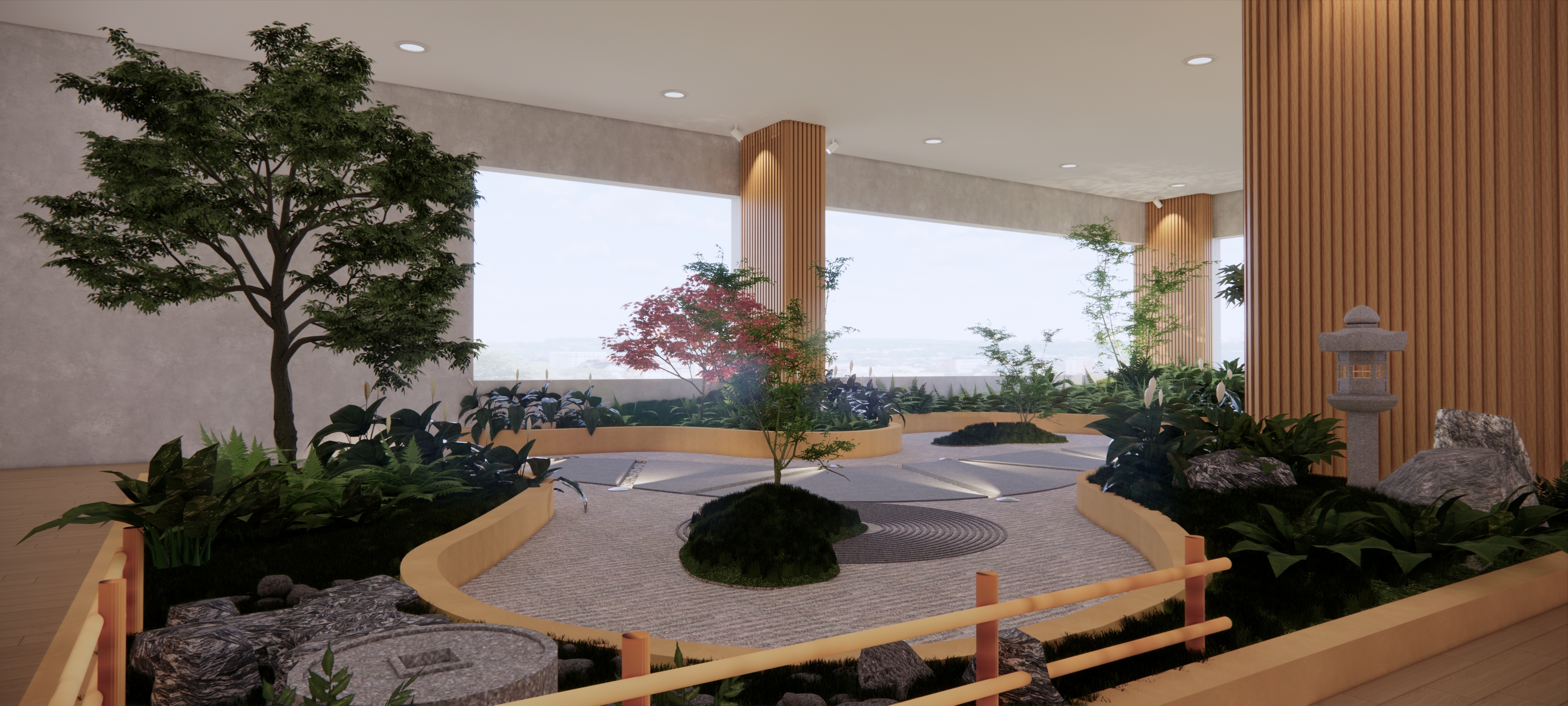 SÂN VƯỜN CĂN HỘ PHONG CÁCH NHẬT