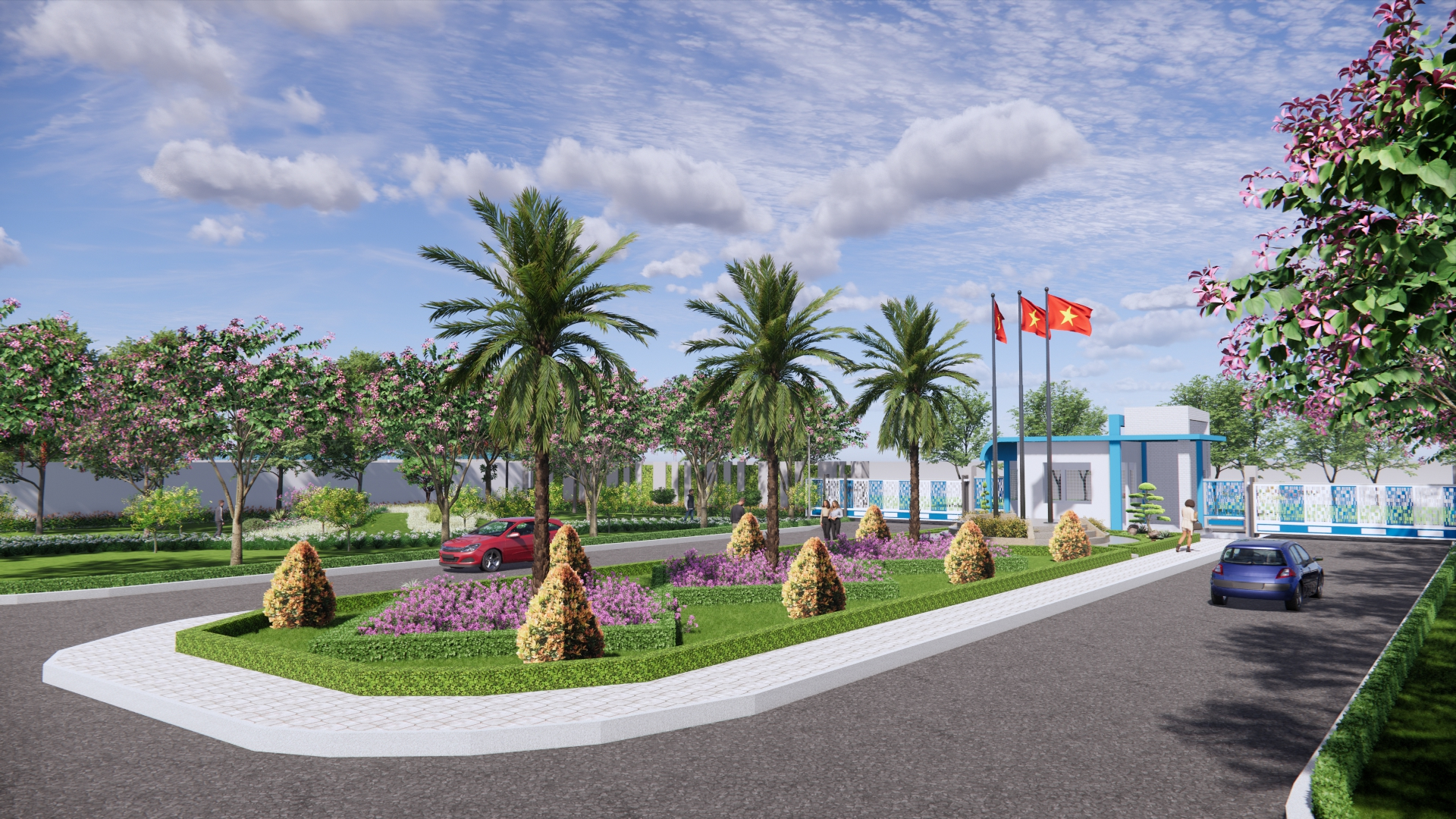 CẢNH QUAN CỔNG SỐ 1 NHÀ MÁY NƯỚC THỦ ĐỨC​