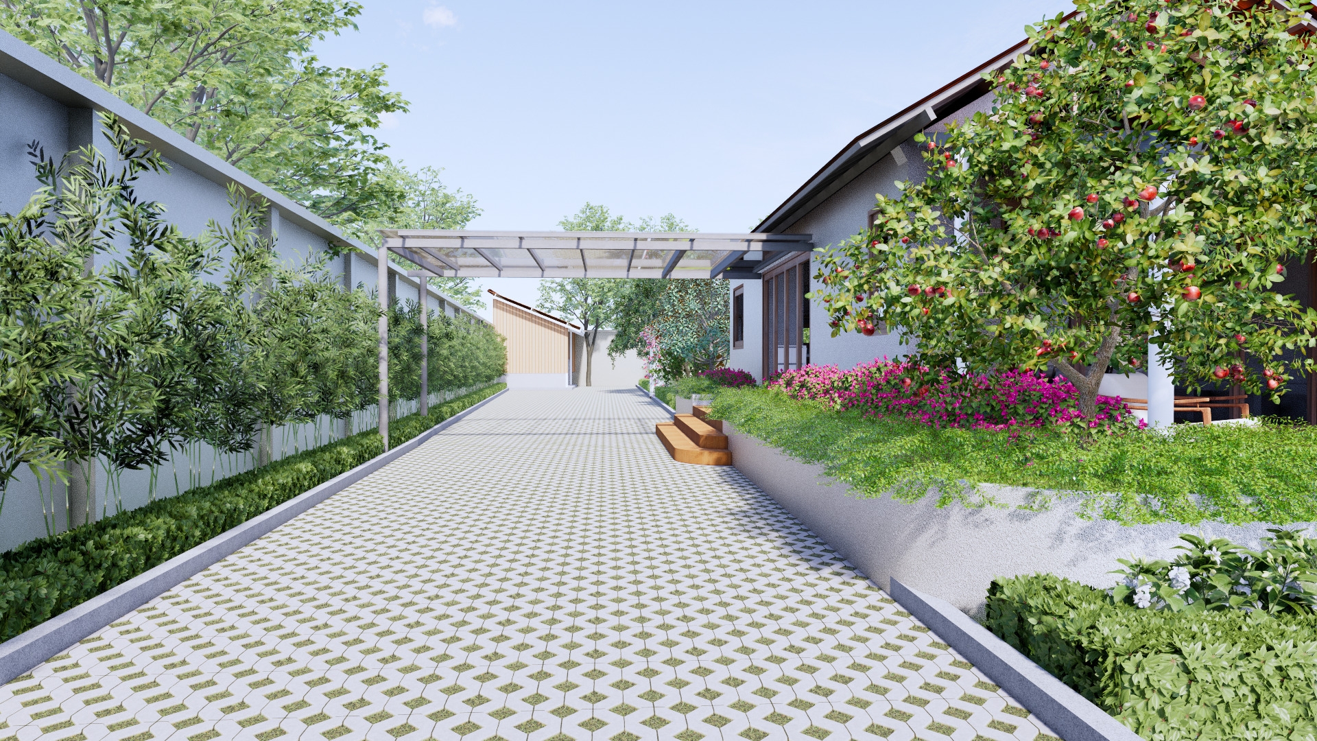 SÂN VƯỜN NHÀ HÓC MÔN