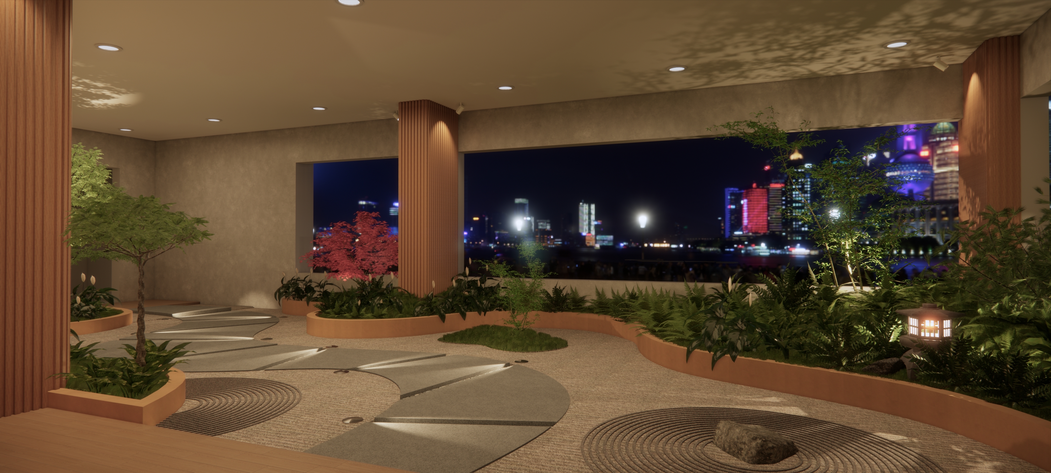 SÂN VƯỜN CĂN HỘ PHONG CÁCH NHẬT