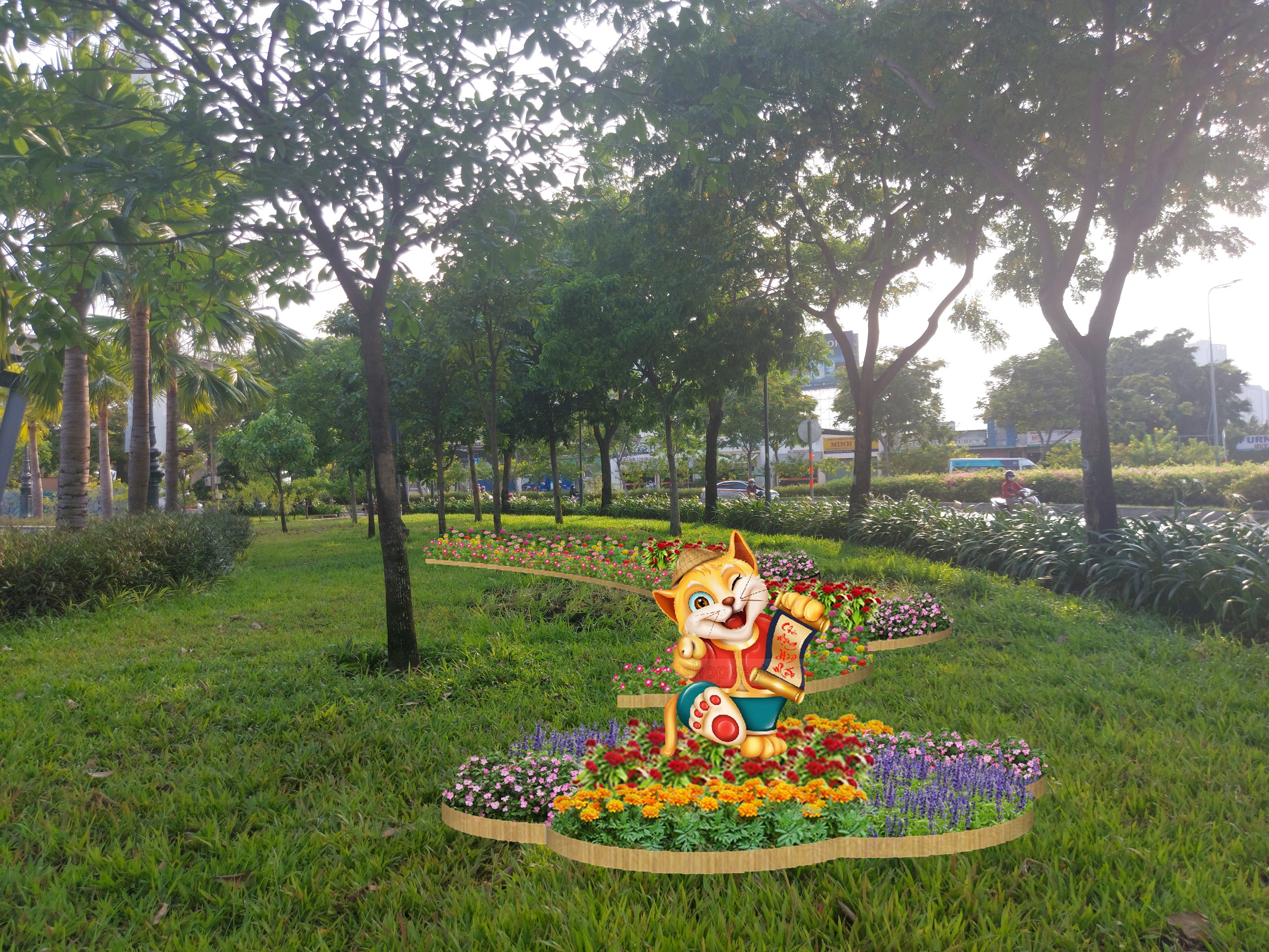 TRANG TRÍ LỄ - TẾT CÔNG VIÊN CẦU SÀI GÒN
