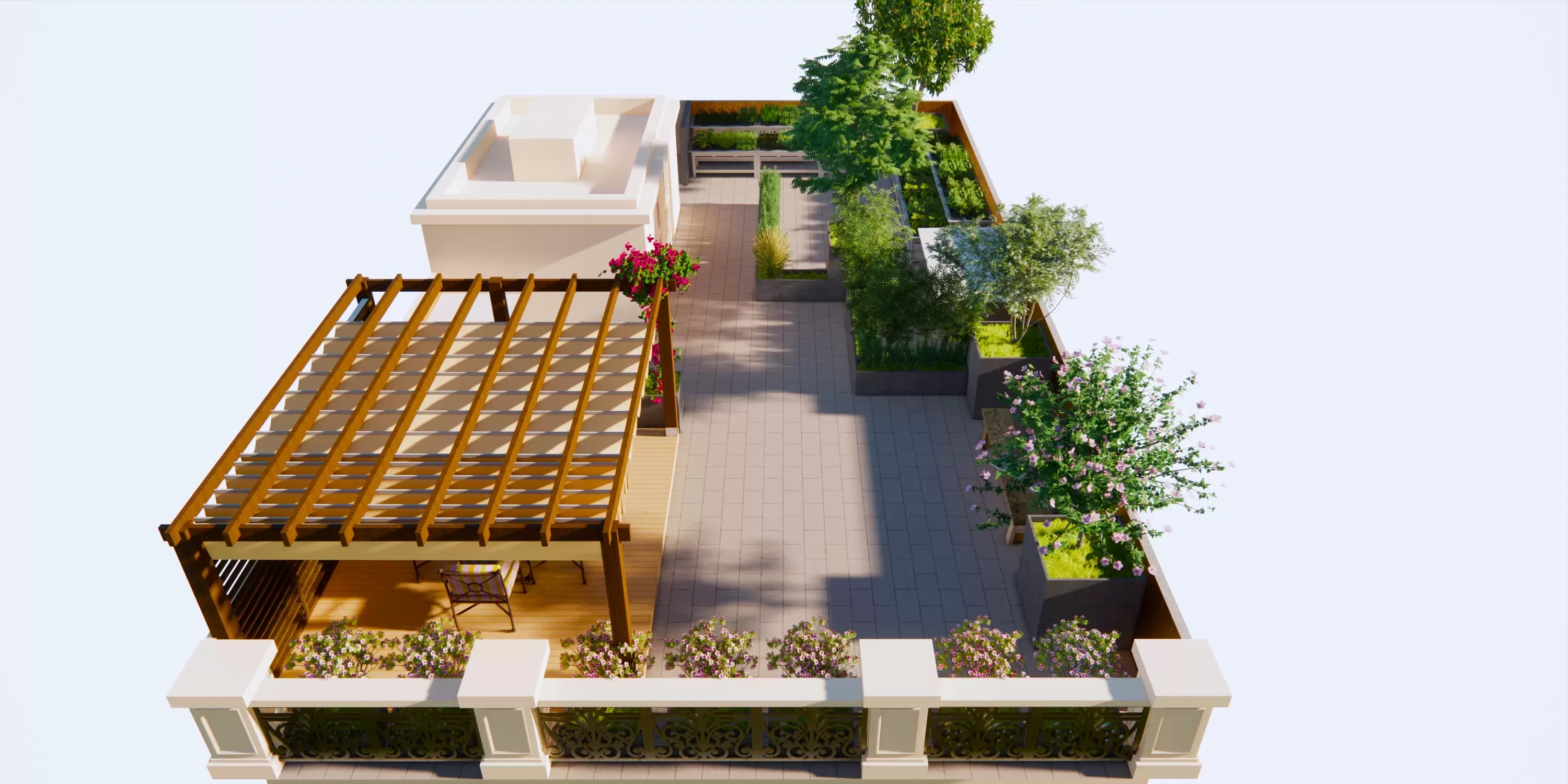 SÂN THƯỢNG NHÀ PHỐ