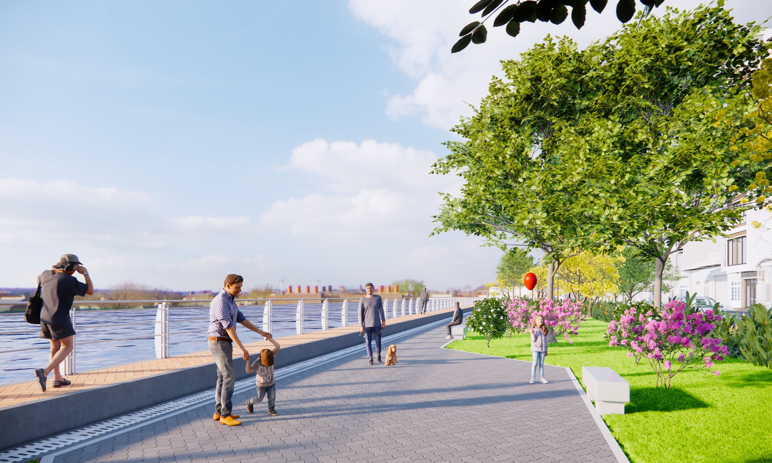 CÔNG VIÊN BỜ KÈ QUẬN 7