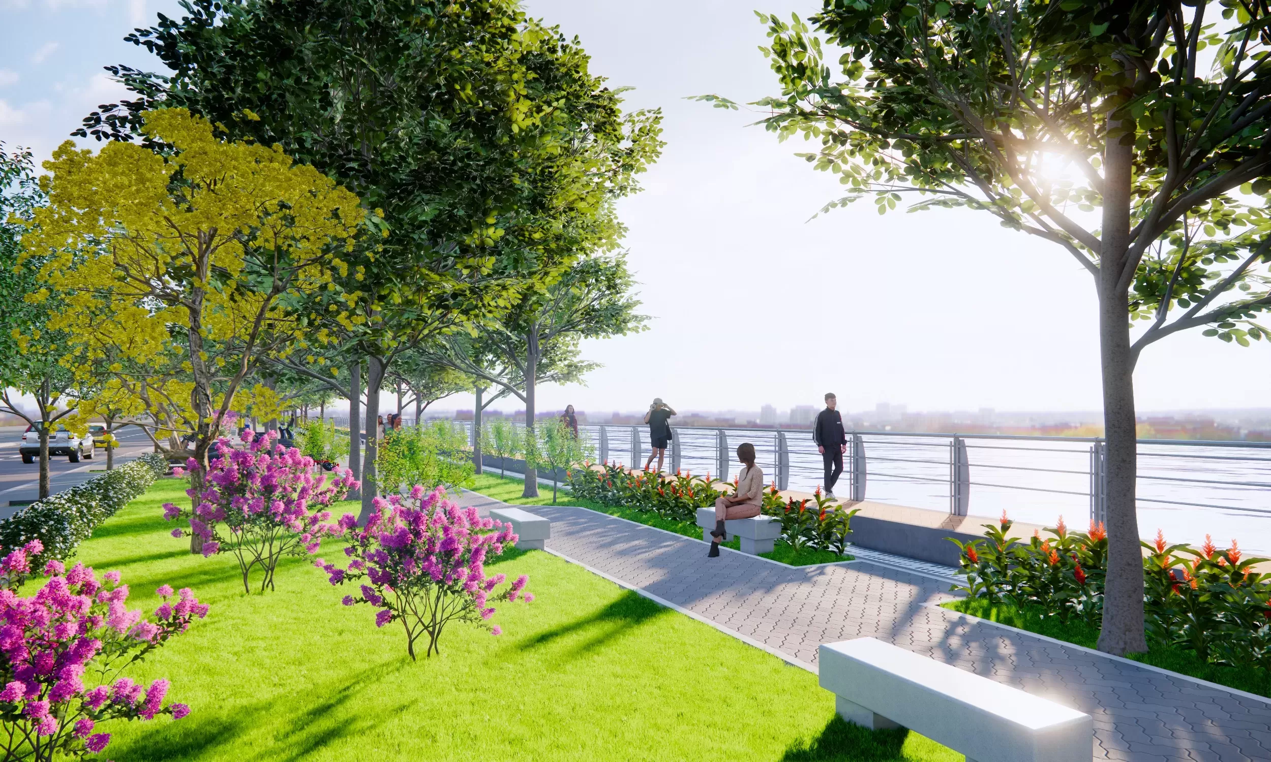 CÔNG VIÊN BỜ KÈ QUẬN 7