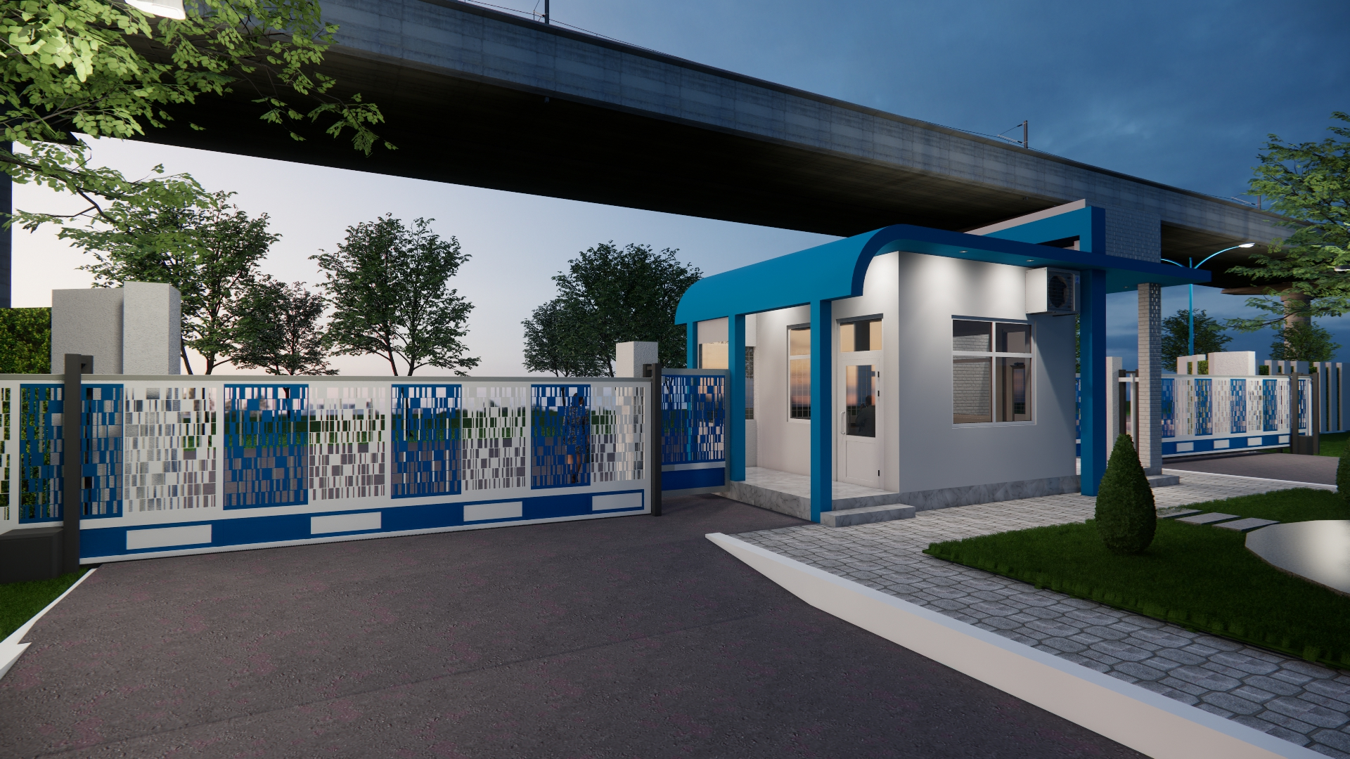 CẢNH QUAN CỔNG SỐ 1 NHÀ MÁY NƯỚC THỦ ĐỨC​