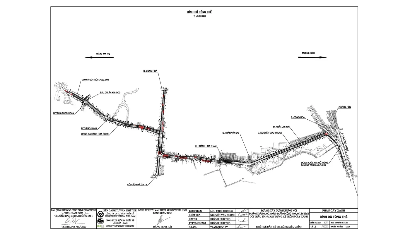 ĐƯỜNG NỐI ĐƯỜNG TRẦN QUỐC HOÀN – CỘNG HÒA​
